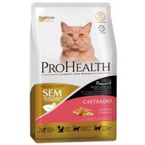 Ração ProHealth para Gatos Adultos Castrados Sabor Salmão e Damasco 5kg