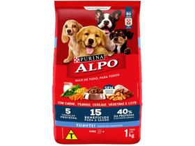 Ração Purina Alpo para Cães Filhotes Carne, Frango e Leite 1kg Ração Purina Alpo para Cães Filhotes Carne, Frango e Leite 1kg