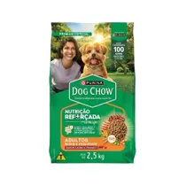 Ração Purina Dog Chow para Cães Extra Life - Adultos Mini/Pequeno, Carne/Frango/Arroz, 2,5 Kg Ração Purina Dog Chow para Cães Extra Life - Adultos Mini/Pequeno, Carne/Frango/Arroz, 2,5 Kg