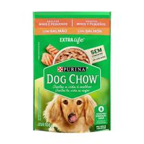 Ração Purina Dog para Cães Chow Extra Life - Adultos Mini/Pequenos Salmão 100g - Embalagem com 15 Unidades Ração Purina Dog para Cães Chow Extra Life - Adultos Mini/Pequenos Salmão 100g - Embalagem com 15 Unidades