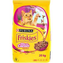 Ração Purina Friskies para gatos adultos mix de carne 20kg