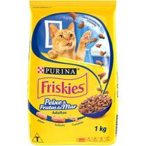 Ração Purina Friskies para gatos peixe e frutos do mar 1kg