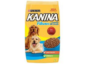 Ração Purina Kanina para cães filhotes carne e cereais 15kg