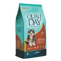 Ração qualiday cat frango e arroz gatos adultos 3 kg - PET FOOD SOLUTION