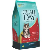 Ração Qualiday Especial Premium Cat Adulto Carne e Arroz - 10,1 Kg