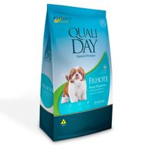 Ração Qualiday para Cães Fihlote de Porte Pequeno Sabor Frango, Arroz e Vegetais 1kg - PETFOOD