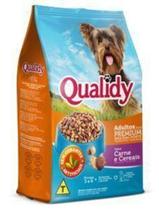 Ração Qualidy Cães Pequeno Porte Premium - Carne e cereais - 1Kg