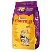 Ração Quatree Gourmet para Gatos Adultos Castrados Sabor Mix de Carnes 10kg