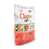 Ração Quatree Life para Gatos Castrados Sabor Salmão e Arroz - 3kg
