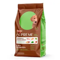 Ração Quatree Supreme Cães Filhotes Raças Médias e Grandes Frango e Batata Doce 15kg