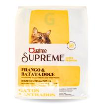 Ração Quatree Supreme Para Adultos Gatos Castrados de Frango e Batata Doce de 1kg