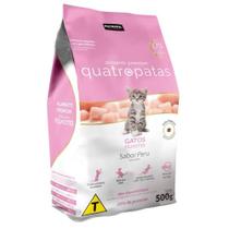 Ração Quatro Patas Premium Gatos Filhotes Peru 500gr.