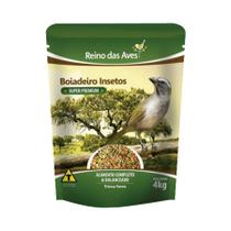 Ração Reino das Aves Boiadeiro Insetos para Pássaros - 4kg
