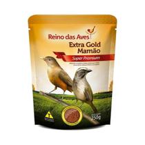 Ração Reino das Aves Extra Gold Mamão para Pássaros - 250g Ração Reino das Aves Extra Gold Mamão para Pássaros - 250g