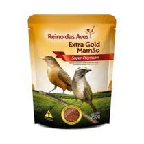 Ração Reino das Aves Extra Gold Mamão para Pássaros - 250g