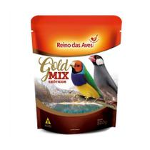 Ração Reino das Aves Gold Mix Exóticos para Pássaros - 500g
