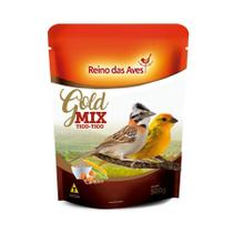 Ração Reino das Aves Gold Mix Tico Tico para Pássaros - 500g