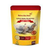 Ração Reino das Aves Gold Papa para Filhotes Refil - 400g