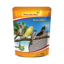 Ração Reino das Aves Mineral Pura Ostra para Pássaros - 500g Ração Reino das Aves Mineral Pura Ostra para Pássaros - 500g
