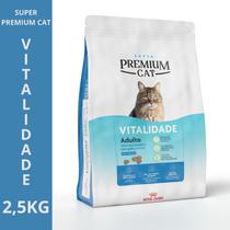 Ração Royal Canin Premium Cat Vitalidade para Gatos Adultos 2,5kg ou 7,5kg Nutrição Completa e Super Premium