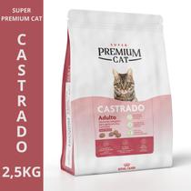 Ração Royal Canin Super Premium Cat Castrado 2,5kg e 7,5KG Controle de Peso para Gatos Adultos Sem Corantes Artificiais