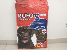 Ração Rufos Cães Adultos 10,1 kg Sabor Carne Grao Médio Standart
