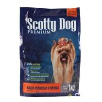 Ração SCOTTY DOG para Cães Adultos Raças Pequenas e Médias 1kg