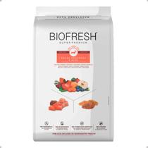 Ração Seca Biofresh Mix de Carne, Frutas, Legumes e Ervas Frescas Cães Sênior de Raças Pequenas e Minis Ração Seca Biofresh Mix de Carne, Frutas, Legumes e Ervas Frescas Cães Sênior de Raças Pequenas e Minis