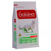 Ração Seca Cat Excellence Carne para Gatos Adultos Castrados - 1 Kg