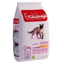 Ração Seca Cat Excellence Frango para Gatos Sênior Castrados - 3 Kg
