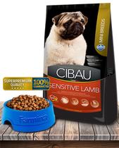 Ração Seca Cibau Mini Breeds Sensitive Lamb para Cães Adultos Sensíveis de Raças Pequenas - 3Kg