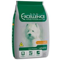 Ração Seca Dog Excellence Frango com Arroz para Cães Adultos Raças Pequenas - 1,5 Kg
