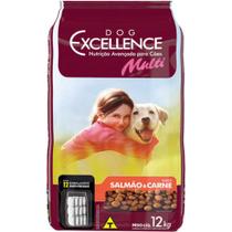 Ração Seca Dog Excellence Multi Salmão e Carne para Cães 12kg