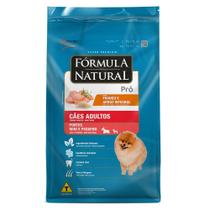 Ração Seca Fórmula Natural Pró Frango e Arroz Integral para Cães Adultos Portes Mini e Pequeno