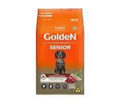 Ração Seca Golden Formula para cães adultos e sênior sabor carne e arroz 3kg.