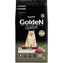 Ração Seca Golden para gatos adultos castrados sabor carne 1kg. Ração Seca Golden para gatos adultos castrados sabor carne 1kg.