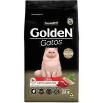 Ração Seca Golden para gatos adultos sabor carne 3kg.