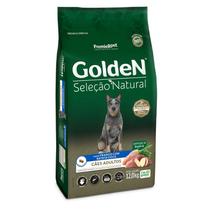 Ração seca golden seleção natural cachorros adultos frango com batata doce 12,0 kg