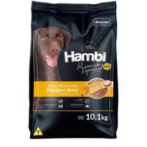 Ração Seca Hambi Premium Especial Frango e Arroz para Cães Adultos Raças Grandes - 10,1 Kg