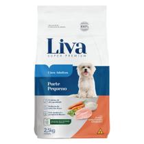 Ração Seca Liva Super Premium para Cães Adultos de Raças Pequenas - 2,5 Kg