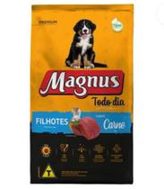 Ração Seca Magnus Todo Dia Carne para Cães Filhotes 10kg - ADIMAX