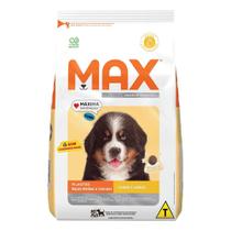 Ração Seca Max Carne e Arroz para Cçaes Filhotes de Porte Médio e Grande - 20 Kg