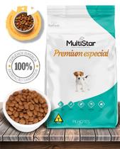 Ração Seca Multi Star Dog Premium Especial para Cães Adultos de Raças Pequenas - 1Kg