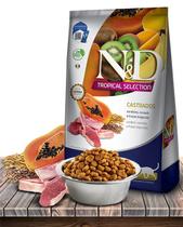 Ração Seca ND Tropical Selection Cordeiro, Cereais e Frutas Tropicais para Gatos Adultos Castrados - 1,5Kg