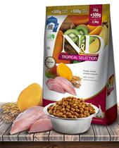 Ração Seca ND Tropical Selection Frango, Cereais e Frutas Tropicais para Cães Adultos de Raças Pequenas 2 ,5Kg