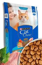 Ração Seca Nestlé Purina Cat Chow Adultos Defense Plus Peixe para Gatos Adultos - 10,1Kg