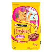 Ração Seca Nestlé Purina Friskies Mix de Carnes para Gatos Adultos - 3 Kg