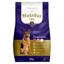Ração Seca Nutrilus Pro Frango & Carne para Cães Sênior - 15 Kg
