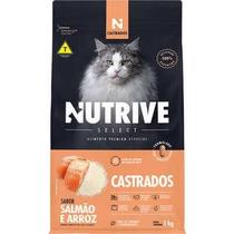 Ração Seca Nutrive Select Salmão e Arroz Gatos Castrados 10kg