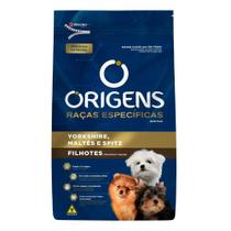 Ração Seca Origens Premium Especial Raças Específicas para Cães Filhotes das Raças Yorkshire, Maltês e Spitz - 1 Kg